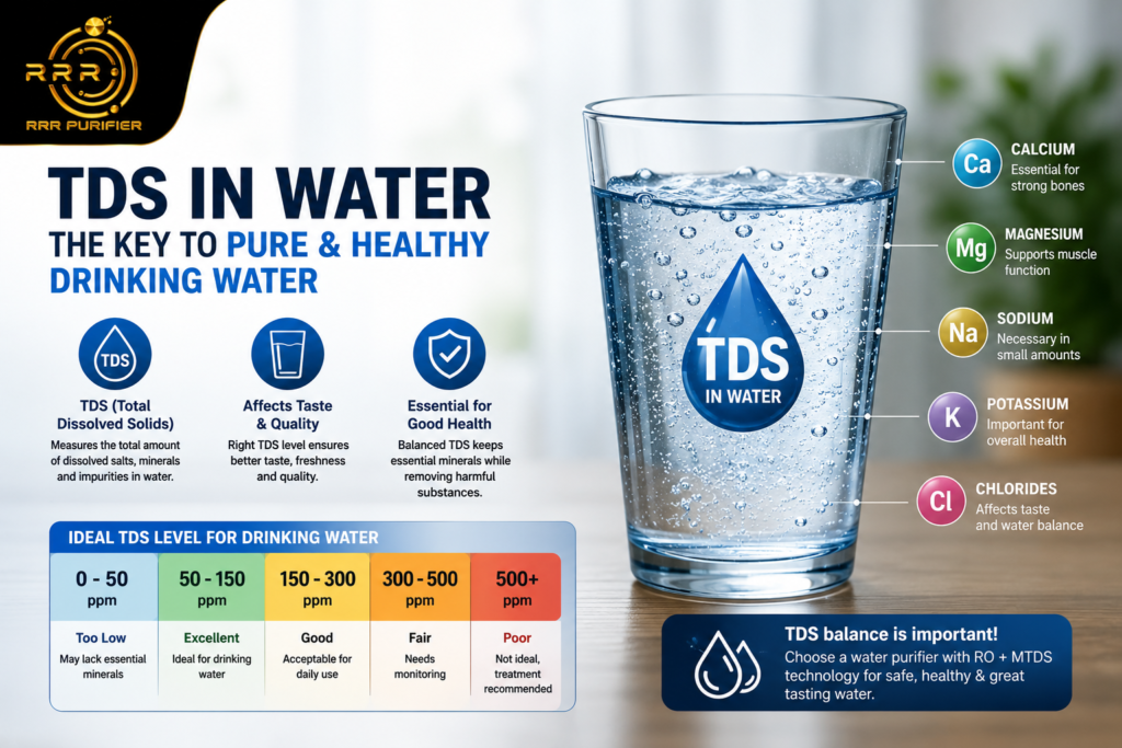 How to check tds in water