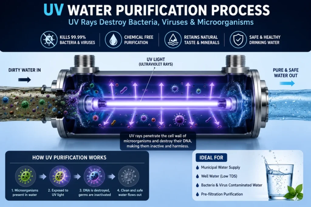 UV water filtration