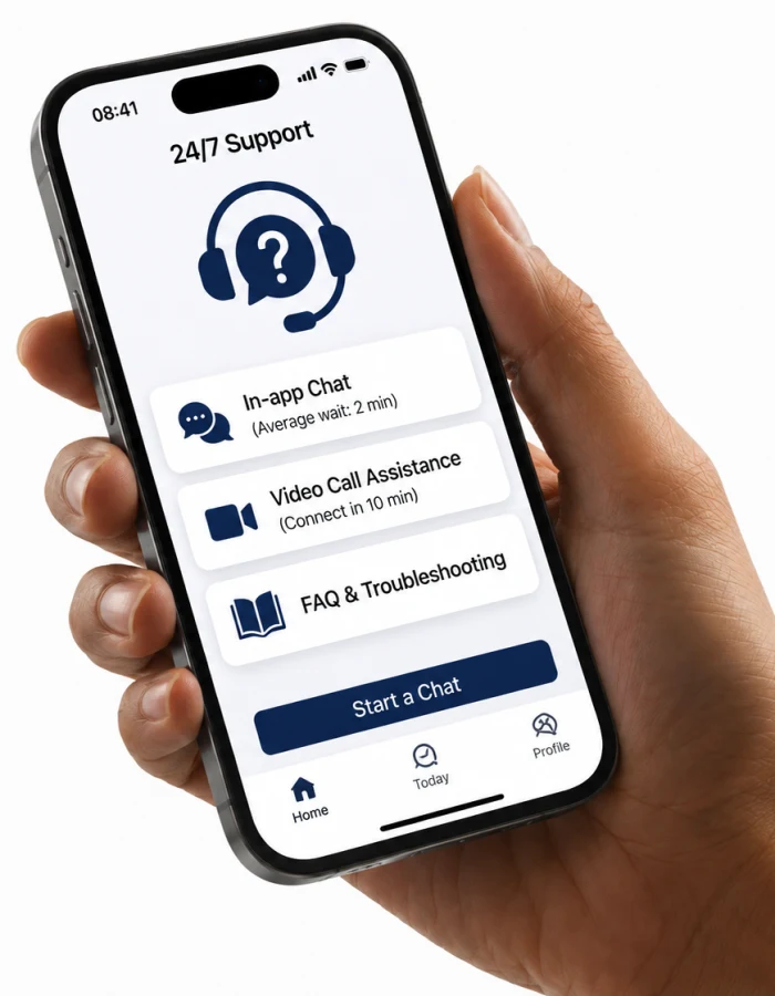 RRR 24/7 Support App